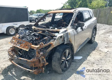 2022 Nissan Rogue Sl Intelligent Awd from USA, damaged, VIN JN8BT3CB2NW332853